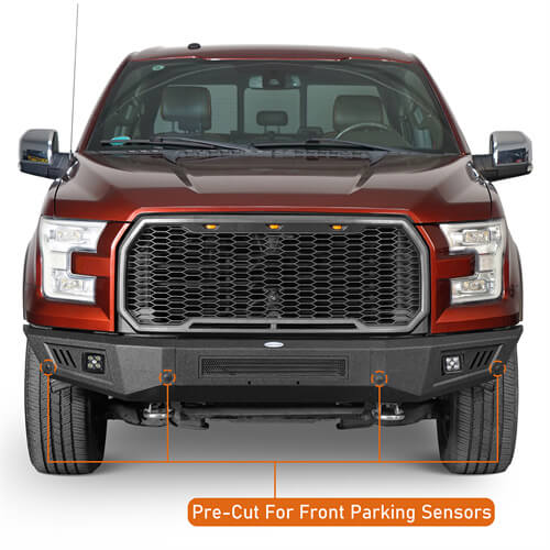 Off-Road Front Bumper For 2015-2017 Ford F-150 (Excluding Raptor)  - Ultralisk4x4-u8281-7