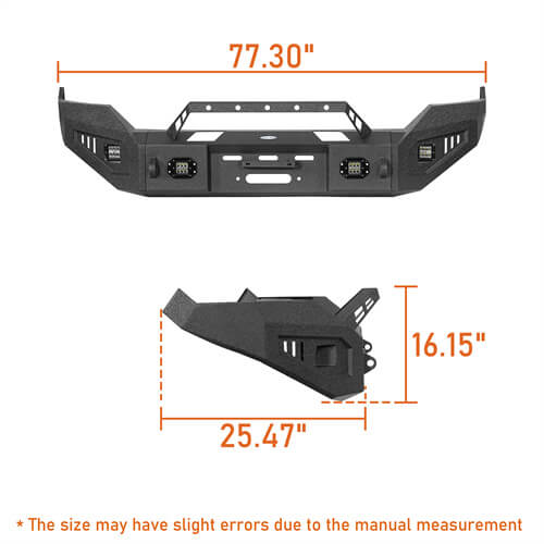 2013-2018 Ram 1500 Off-Road Front Bumper Aftermarket Truck Accessories - Ultralisk4x4 ul6024 14