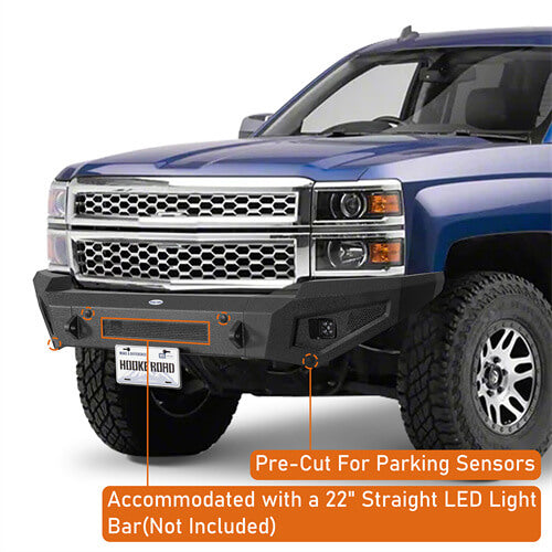 Off-Road Guardian Ⅰ Front Bumper For 2014-2015 Chevy Silverado 1500 - Ultralisk4x4
