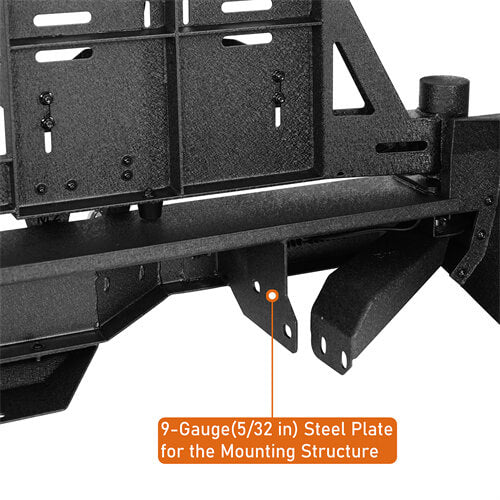 Off Road Rear Bumper For 2005-2015 Toyota Tacoma - Ultralisk4x4-u4036s-11
