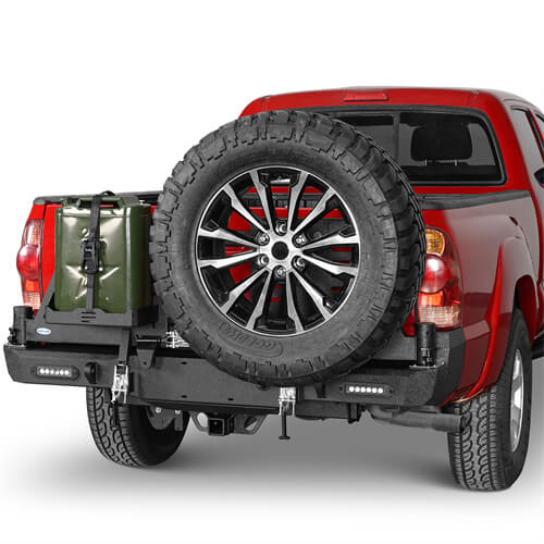 Off Road Rear Bumper For 2005-2015 Toyota Tacoma - Ultralisk4x4-u4036s-3