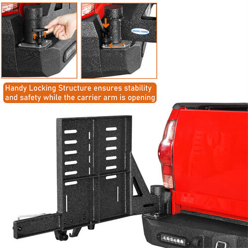 Off Road Rear Bumper For 2005-2015 Toyota Tacoma - Ultralisk4x4-u4036s-9