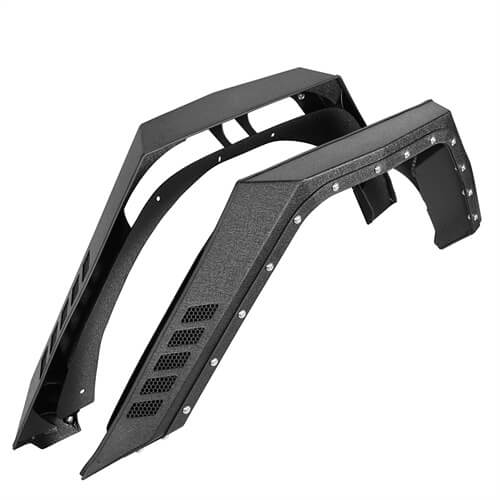 Off Road Rear Fender Flares For 2018-2024 Jeep Wrangler JL 4-Door - Ultralisk4x4-u3064-15