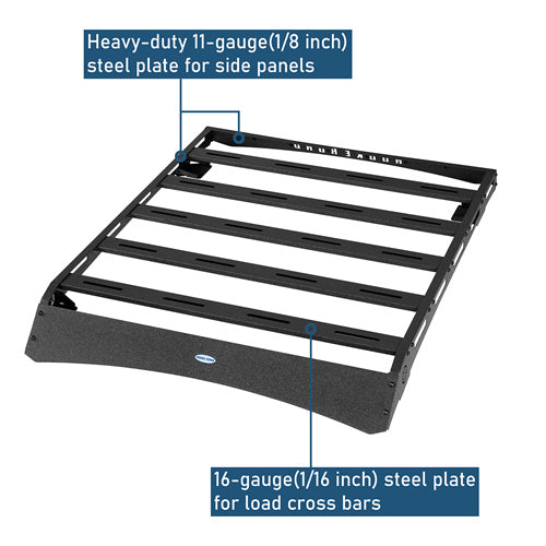 Off-Road Series Roof Rack For 2005-2023 Toyota Tacoma Double Cab - Ultralisk4x4-u4224-9