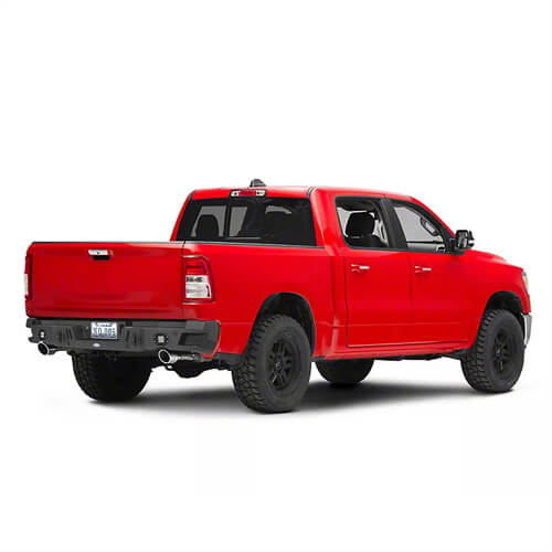 Offroad Steel Rear Step Bumper w/LED Spotlights For 2019-2023 Dodge Ram - ultralisk4x4 ul6033 5