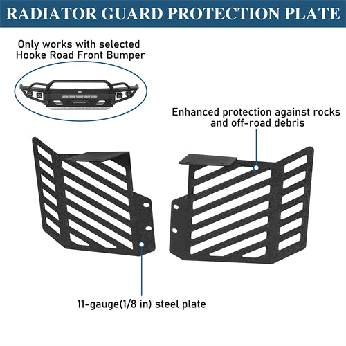 Radiator Guard Protection Plate Kit For 2008-2010 Porsche Cayenne 957 - Ultralisk4x4