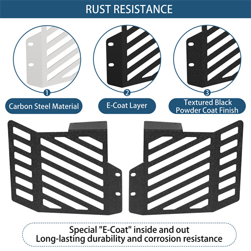 Radiator Guard Protection Plate Kit For 2008-2010 Porsche Cayenne 957 - Ultralisk4x4