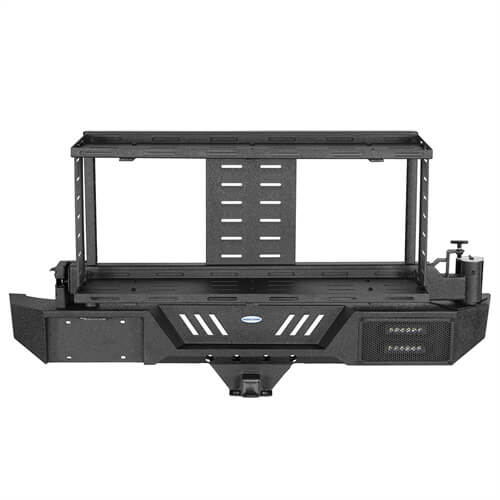 Rear Bumper w/Double Cargo Carrier System For 2007-2018 Jeep Wrangler JK - Ultralisk4x4 - u2101s - 3