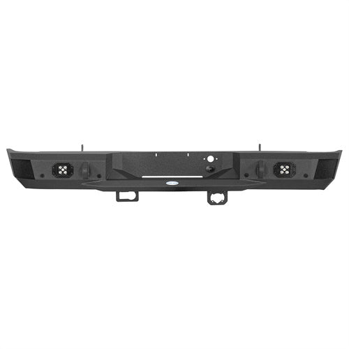Aftermarket Rear Bumper w/ LED spotlights For 2007-2018 Chevy Silverado 1500 - Ultralisk4x4
