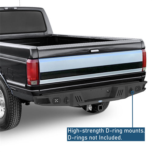Aftermarket Rear Bumper For 1992-1996 Ford F-150 F-250 F-350 - Ultralisk4x4-u8541-6