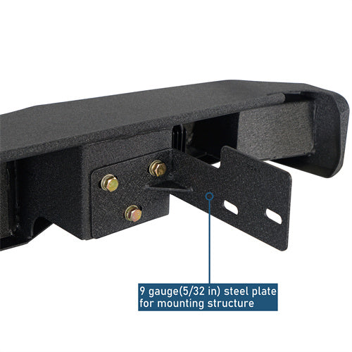 Aftermarket Rear Bumper For 1992-1996 Ford F-150 F-250 F-350 - Ultralisk4x4-u8541-9
