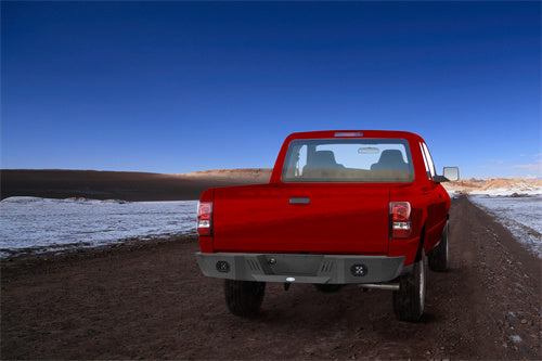 Off-Road Rear Bumper w/ LED Spotlights For 1993-2011 Ford Ranger Fleetside - Ultralisk4x4