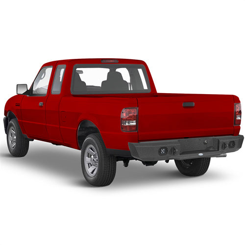 Road Trip Rear Bumper w/ LED Spotlights For 1993-2011 Ford Ranger Fleetside - Ultralisk4x4-u8821-2