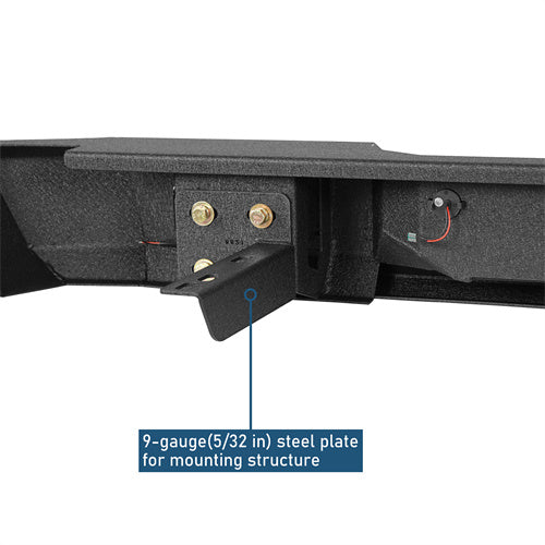 Road Trip Rear Bumper w/ LED Spotlights For 1993-2011 Ford Ranger Fleetside - Ultralisk4x4-u8821-7