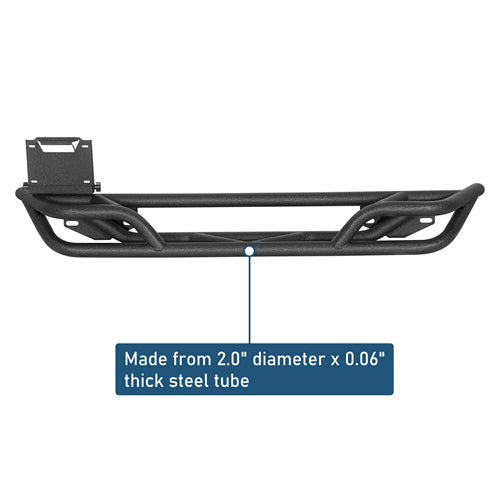Tubular Rear Bumper For 1987-2006 Jeep Wrangler YJ TJ - Ultralisk4x4