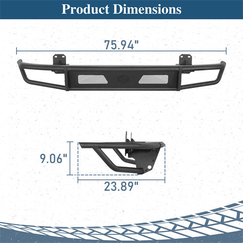 Basion Tube Rear Bumper For 2008-2010 Porsche Cayenne 957 - Ultralisk4x4