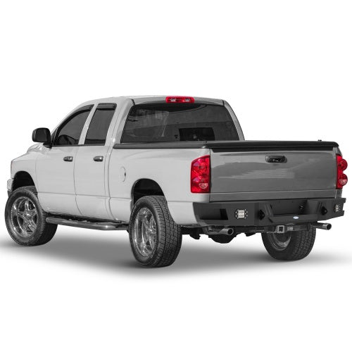 Ram 1500 Rear Bumper w/LED Floodlights For 2002-2008 Ram 1500 - Ultralisk 4x4