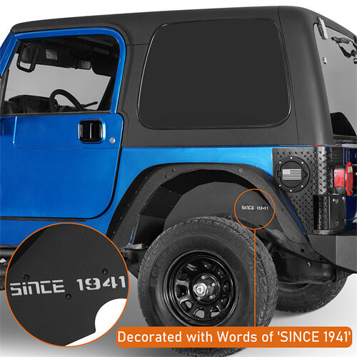 Road Trip Rear Inner Fender Liners For 1997-2006 Jeep Wrangler TJ - Ultralisk4x4 - u1035s -6