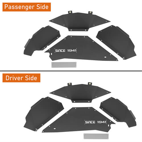 Road Trip Rear Inner Fender Liners For 1997-2006 Jeep Wrangler TJ - Ultralisk4x4 - u1035s -9