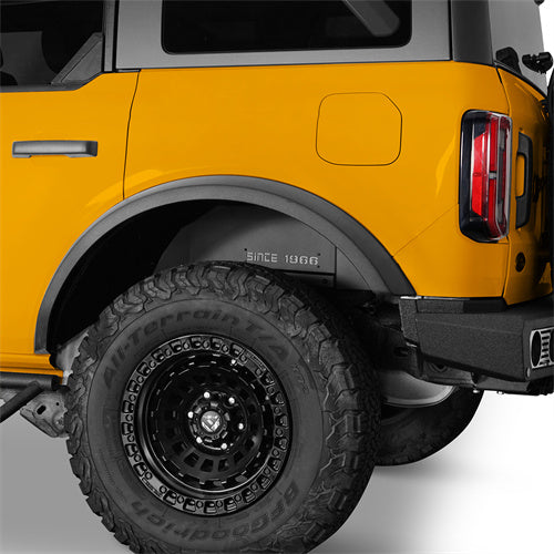 Off-Road Rear Inner Fender Liners For 2021-2025 Ford Bronco (Excluding Raptor) - Ultralisk4x4