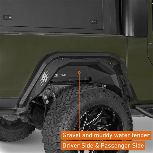 Spartan Rear Inner Fender Liners For 2020-2023 Jeep Gladiator JT - Ultralisk4x4