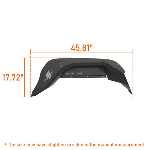 Spartan Rear Inner Fender Liners For 2020-2023 Jeep Gladiator JT - Ultralisk4x4
