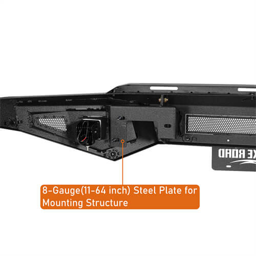 Road Trip Front Bumper w/ LED spotlights  For 2021-2023 Ford F-150 - Ultralisk4x4 -u8301-8