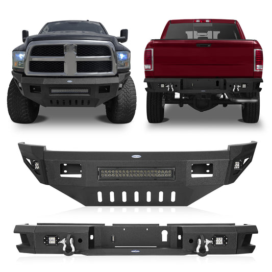 Road Trip Front & Rear Bumper For 2010-2018 Ram 2500 - Ultralisk4x4