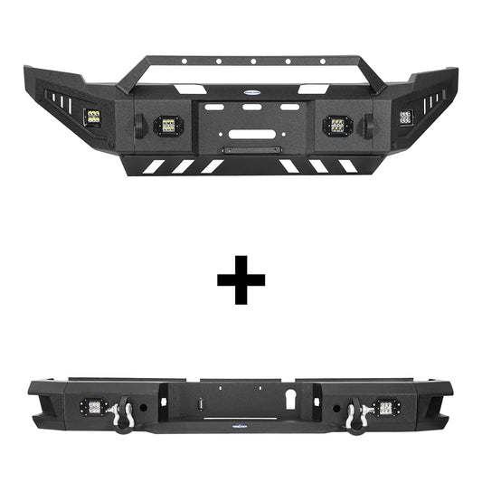 Road Trip Front & Rear Bumper For 2010-2018 Ram 2500 - Ultralisk4x4