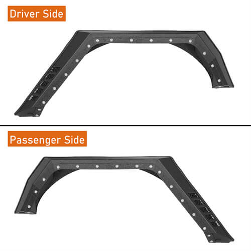 Road Trip Rear Fender Flares For 2007-2018 Jeep Wrangler JK 4-Door - Ultralisk4x4-u2104-3