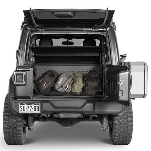 Road Trip Security Deck Enclosure For 2018-2023 Jeep Wrangler JL 2-Door - Ultralisk4x4-u3069s-2