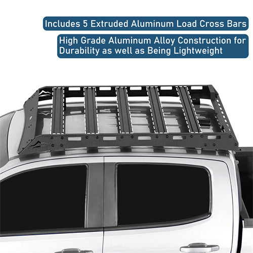 Road Trip Versatile Roof Rack For 2015-2022 with Chevy Colorado GMC Canyon Crew Cab -u9100-5