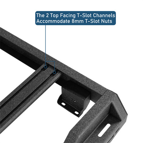 Road Trip Versatile Roof Rack For 2015-2022 with Chevy Colorado GMC Canyon Crew Cab -u9100-9