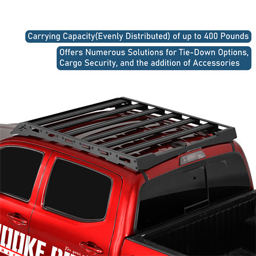 Road Trip Versatile Roof Rack For 2005-2023 Toyota Tacoma Double Cab -u4222-4