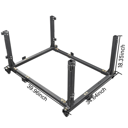 Jeep Door Storage Rack Steel Floor Style (07-25 Jeep Wrangler JK/JKU JL/JLU/Jeep Gladiator JT) - Ultralisk 4x4