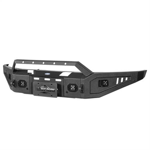 Rock Crawler Full-Width Front Bumper For 2015-2017 Ford F-150 - Ultralisk4x4-u8280-14