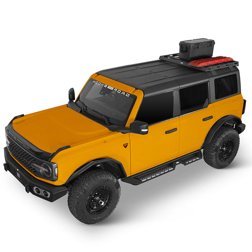 Rear Half Roof Rack For 2021-2025 Ford Bronco 4 Doors Hardtop - Ultralisk4x4