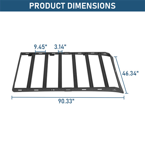 Overland Series Versatile Roof Rack For 2010-2023 Lexus GX460 - Ultralisk4x4