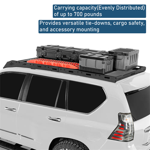 Overland Series Versatile Roof Rack For 2010-2023 Lexus GX460 - Ultralisk4x4
