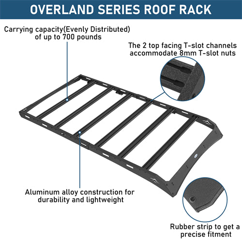 Overland Series Versatile Roof Rack For 2010-2023 Lexus GX460 - Ultralisk4x4