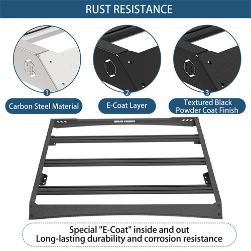 Rear Half Roof Rack For 2010-2023 Lexus GX460 - Ultralisk4x4