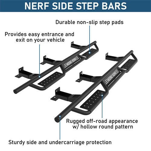 Nerf Side Step Bars For 1992-1999 Chevy Suburban (Excluding K2500 Suburban) - Ultralisk4x4