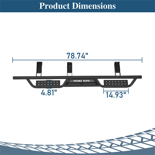 Nerf Side Step Bars For 1992-1999 Chevy Suburban (Excluding K2500 Suburban) - Ultralisk4x4