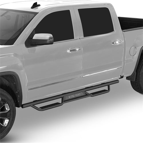 Nerf Side Step Bars For 2007-2018 Chevy Silverado/GMC Sierra 1500 | Crew Cab; 2007-2019 Chevy Silverado/GMC Sierra 2500 HD 3500 HD | Crew Cab - Ultralisk4x4