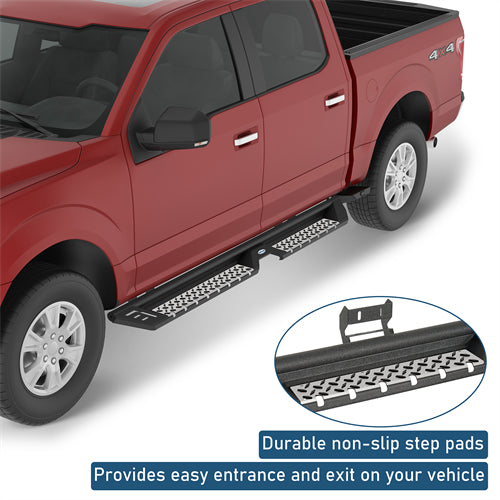 Nerf Side Step Bars For 2009-2014 Ford F-150 SuperCrew - Ultralisk4x4