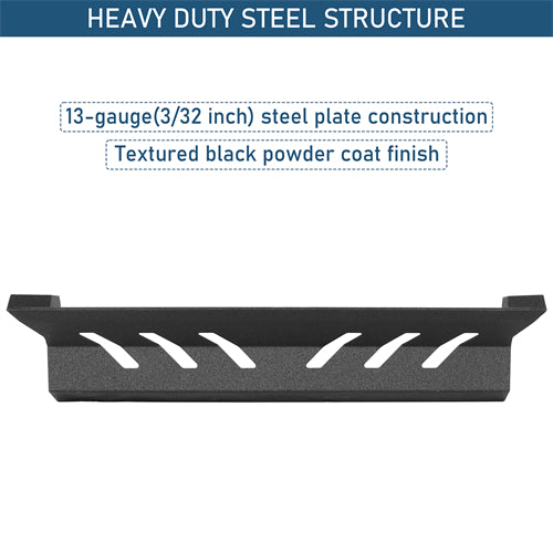 Front Skid Plate For 2018-2025 Jeep Wrangler JL & Gladiator JT - Ultralisk4x4