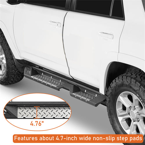 Nerf Side Step Bars For 2010-2024 Toyota 4Runner (Excluding Limited, Nightshade, TRD Sport & 10-13 SR5) - Ultralisk4x4