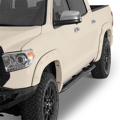 Tube Slider Rocker Guards For 2007-2021 Toyota Tundra CrewMax - Ultralisk4x4