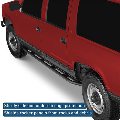 Tube Slider Rocker Guards For 1992-1999 Chevy Suburban (Excluding K2500 Suburban) - Ultralisk4x4