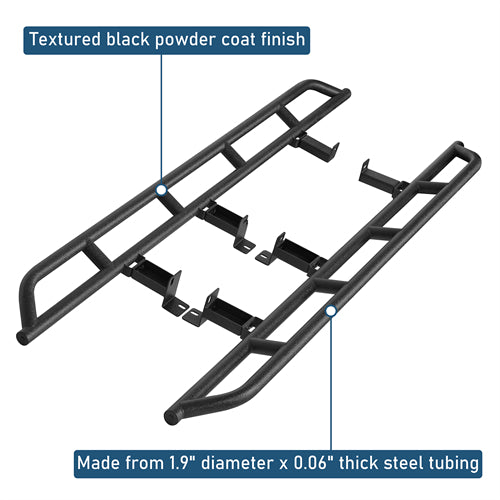 Tube Slider Rocker Guards For 1992-1999 Chevy Suburban (Excluding K2500 Suburban) - Ultralisk4x4